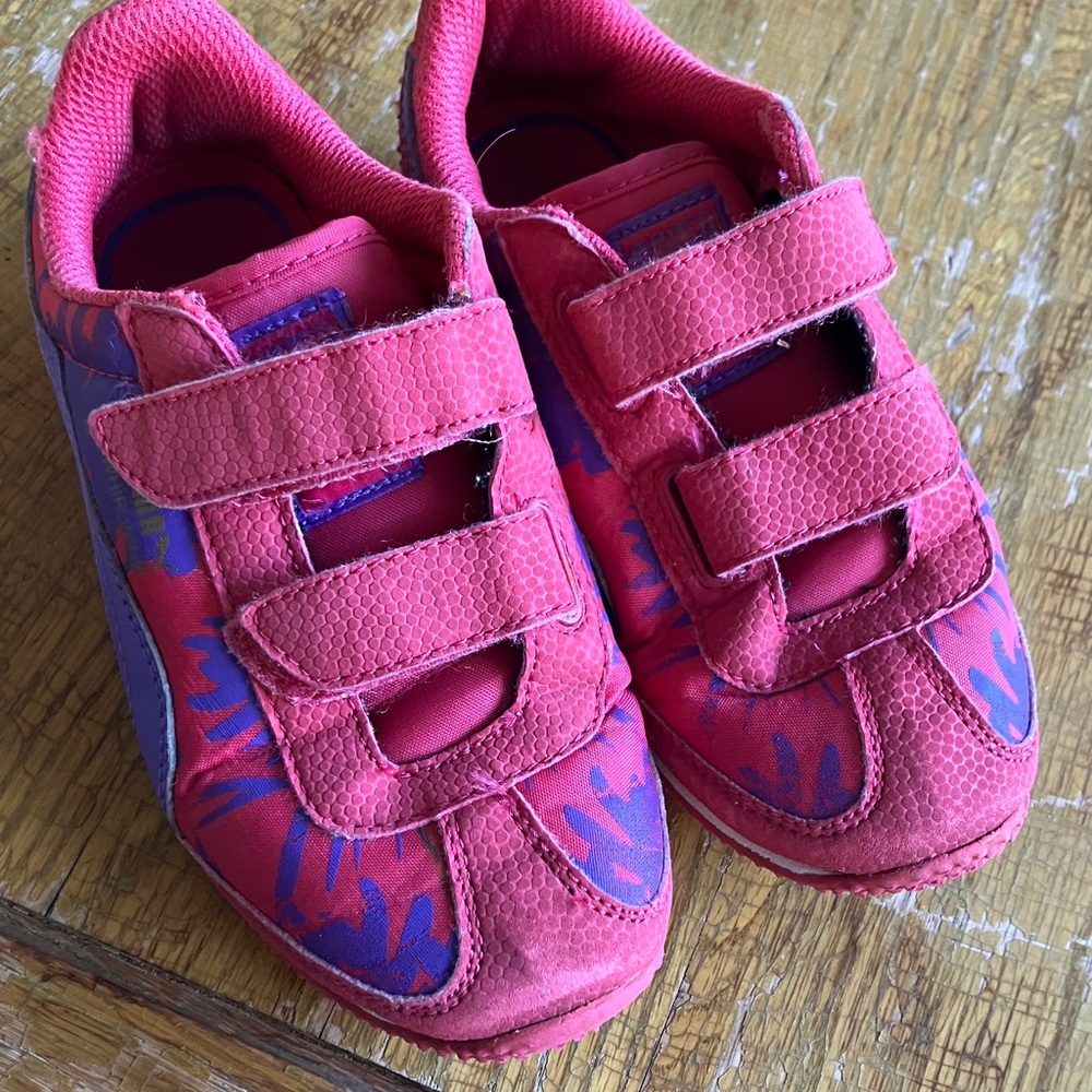 Puma Kids Pink and Purple Sneakers